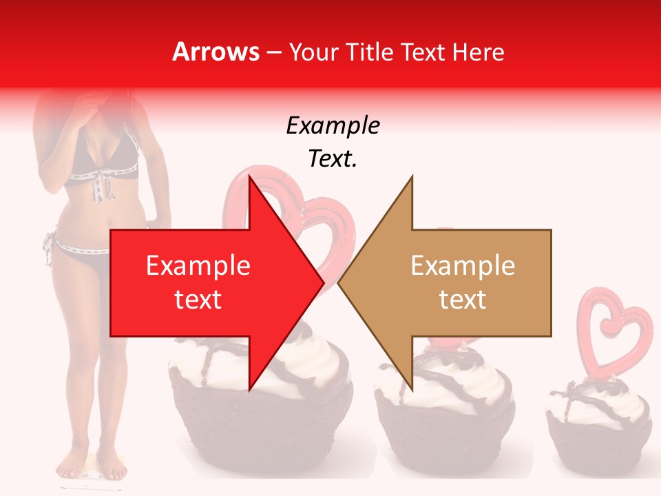 Girl Isolated Female PowerPoint Template