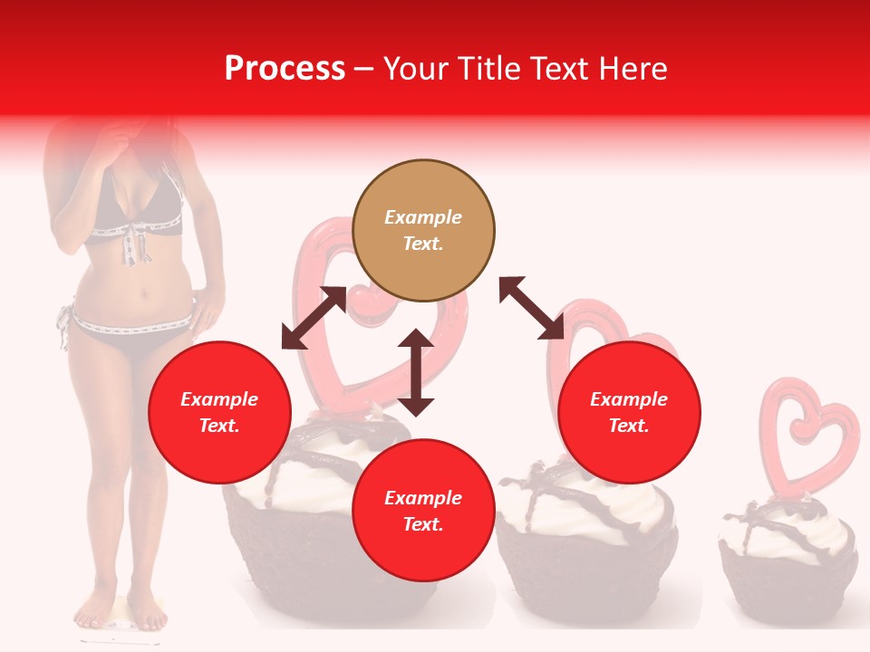 Girl Isolated Female PowerPoint Template