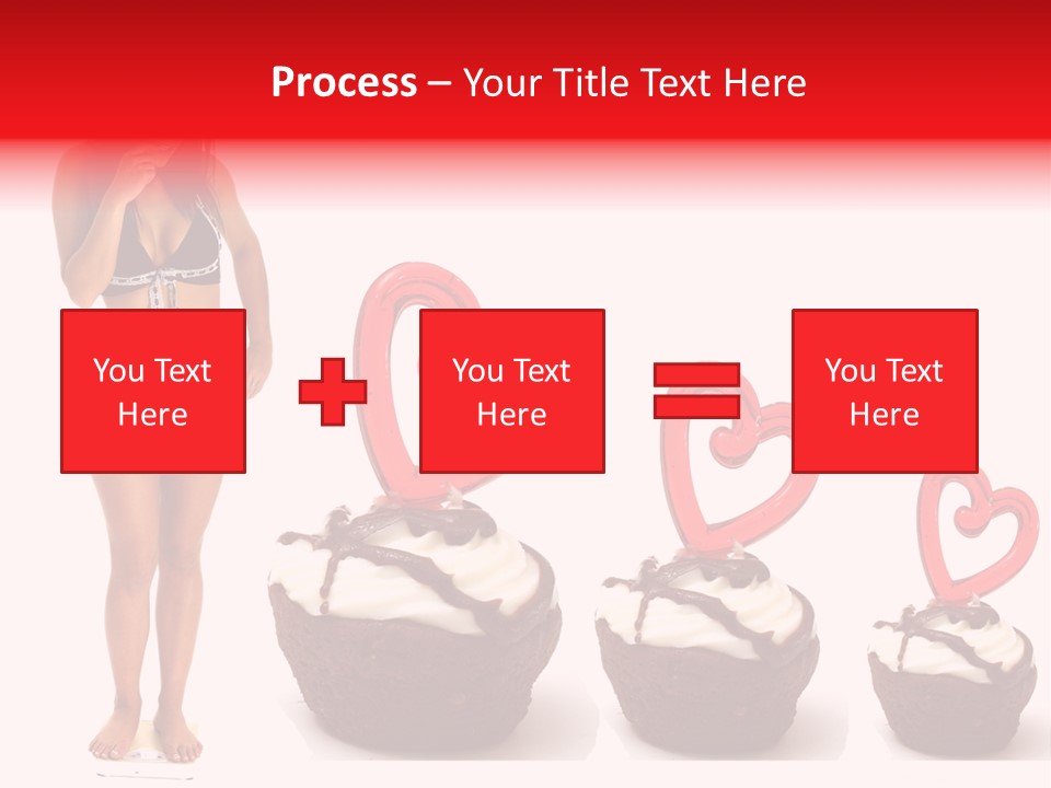 Girl Isolated Female PowerPoint Template