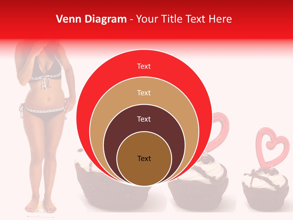 Girl Isolated Female PowerPoint Template