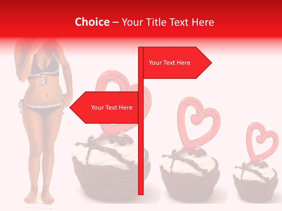 Girl Isolated Female PowerPoint Template