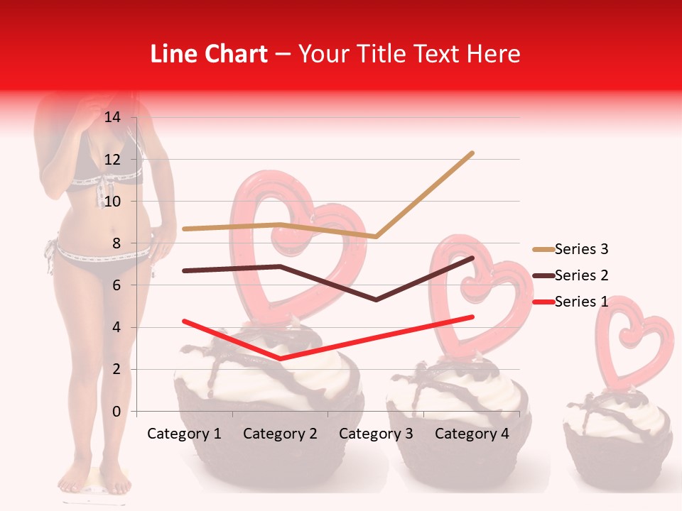 Girl Isolated Female PowerPoint Template