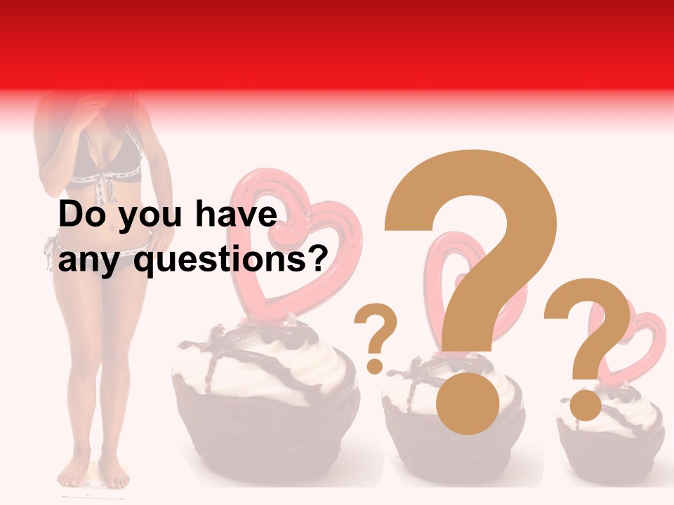 Girl Isolated Female PowerPoint Template