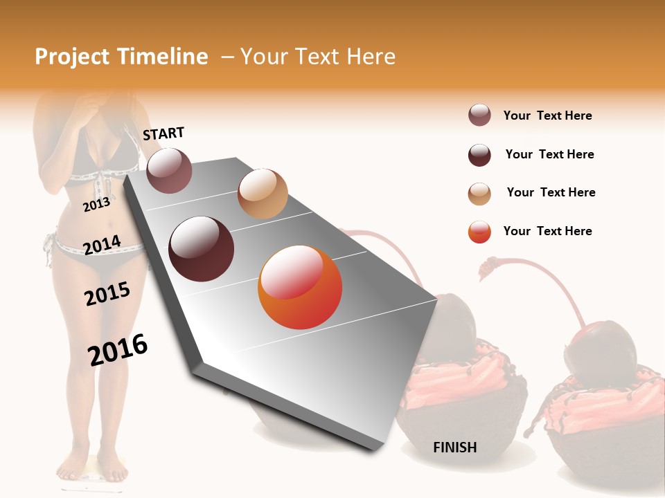 Weight Person Health PowerPoint Template