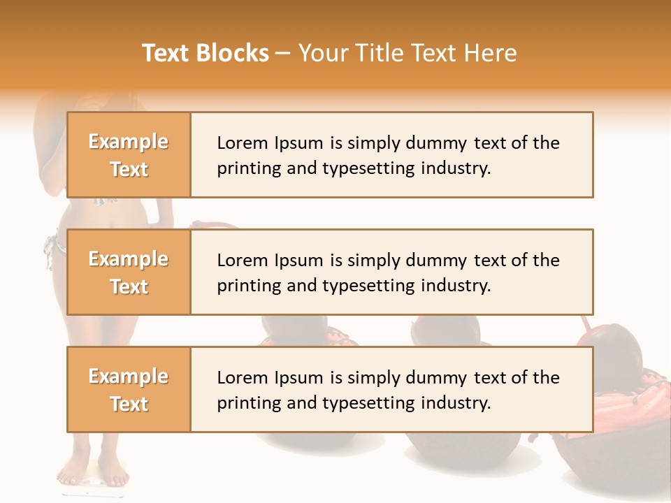 Weight Person Health PowerPoint Template