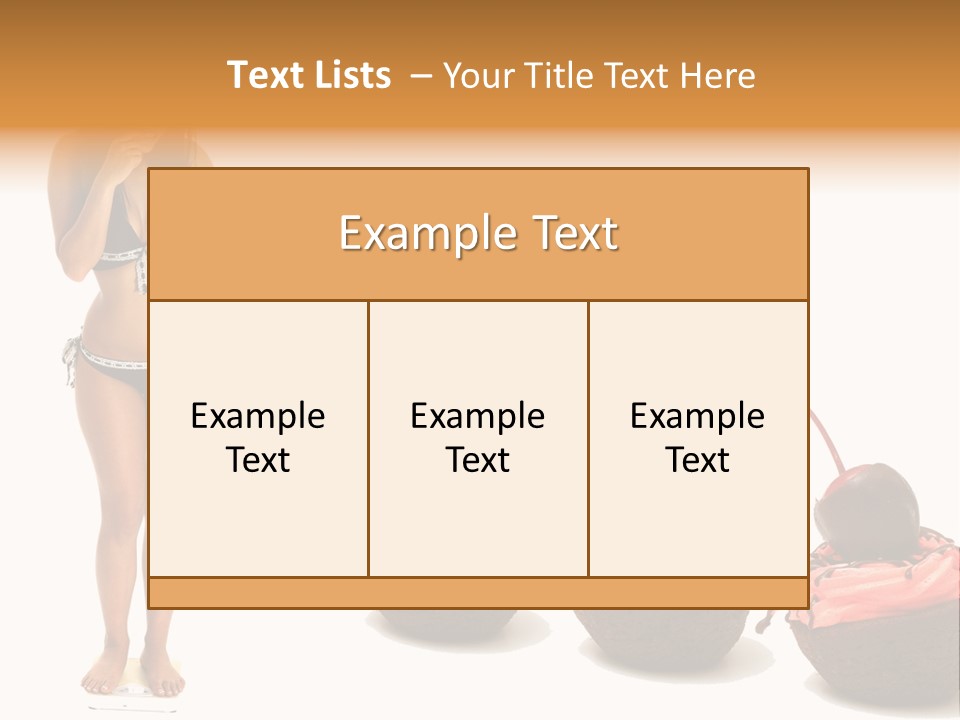 Weight Person Health PowerPoint Template