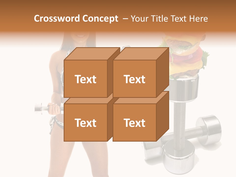 Diet Burger Year PowerPoint Template