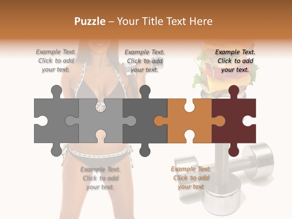 Diet Burger Year PowerPoint Template