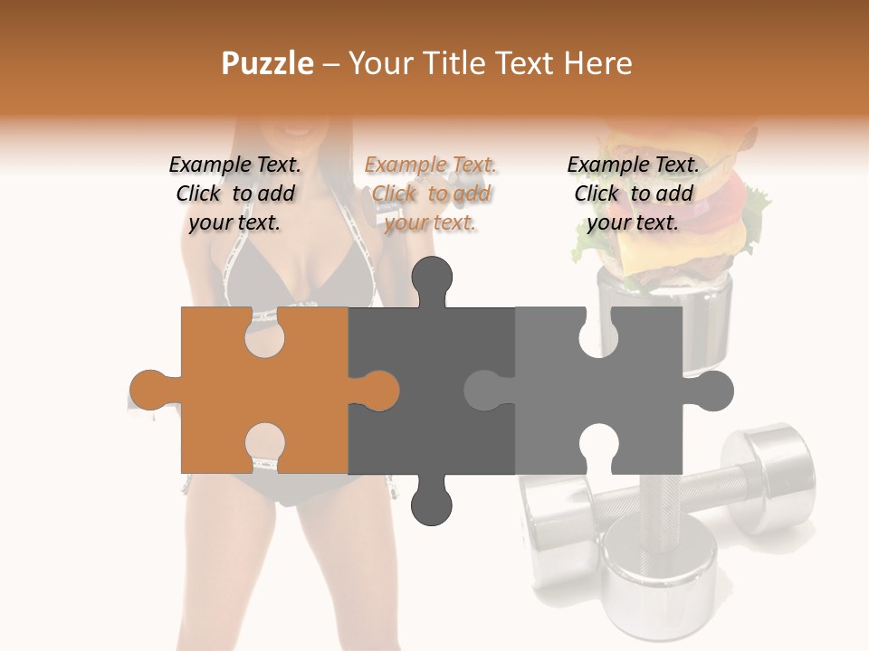 Diet Burger Year PowerPoint Template