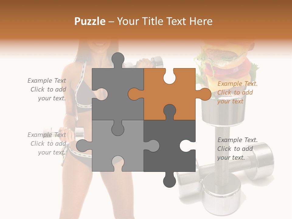 Diet Burger Year PowerPoint Template