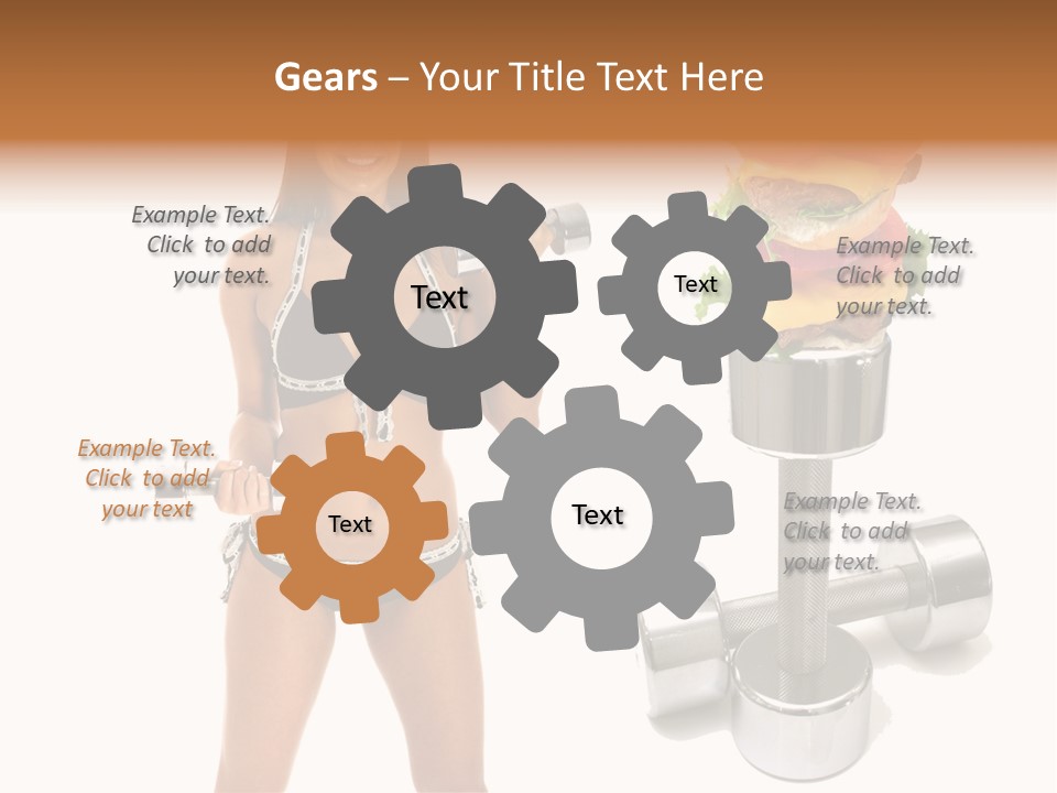 Diet Burger Year PowerPoint Template