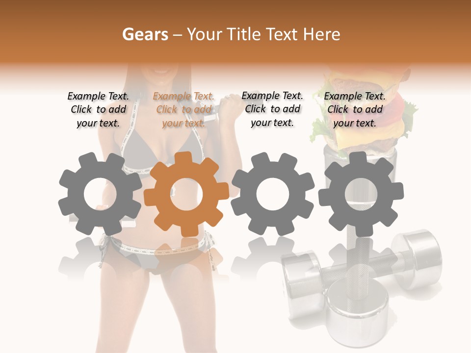 Diet Burger Year PowerPoint Template