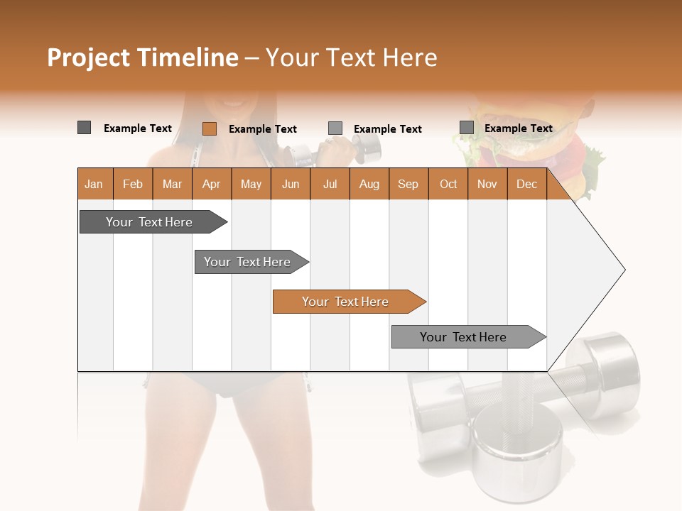 Diet Burger Year PowerPoint Template