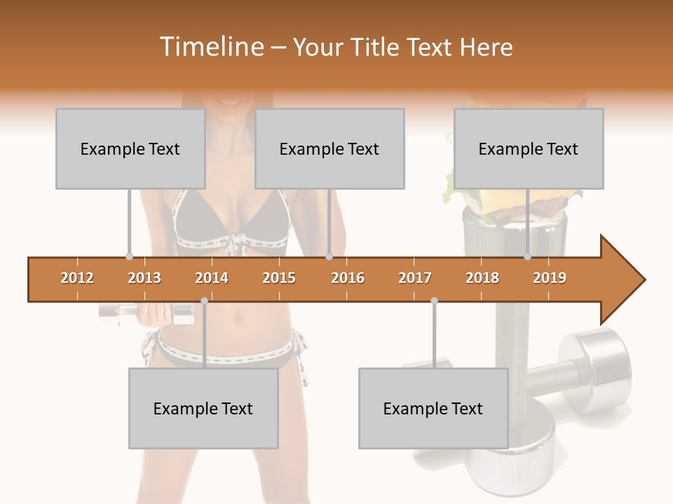 Diet Burger Year PowerPoint Template