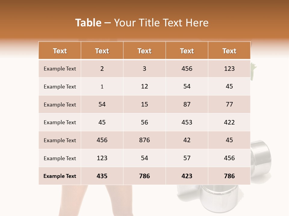 Diet Burger Year PowerPoint Template