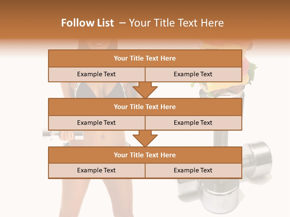Diet Burger Year PowerPoint Template