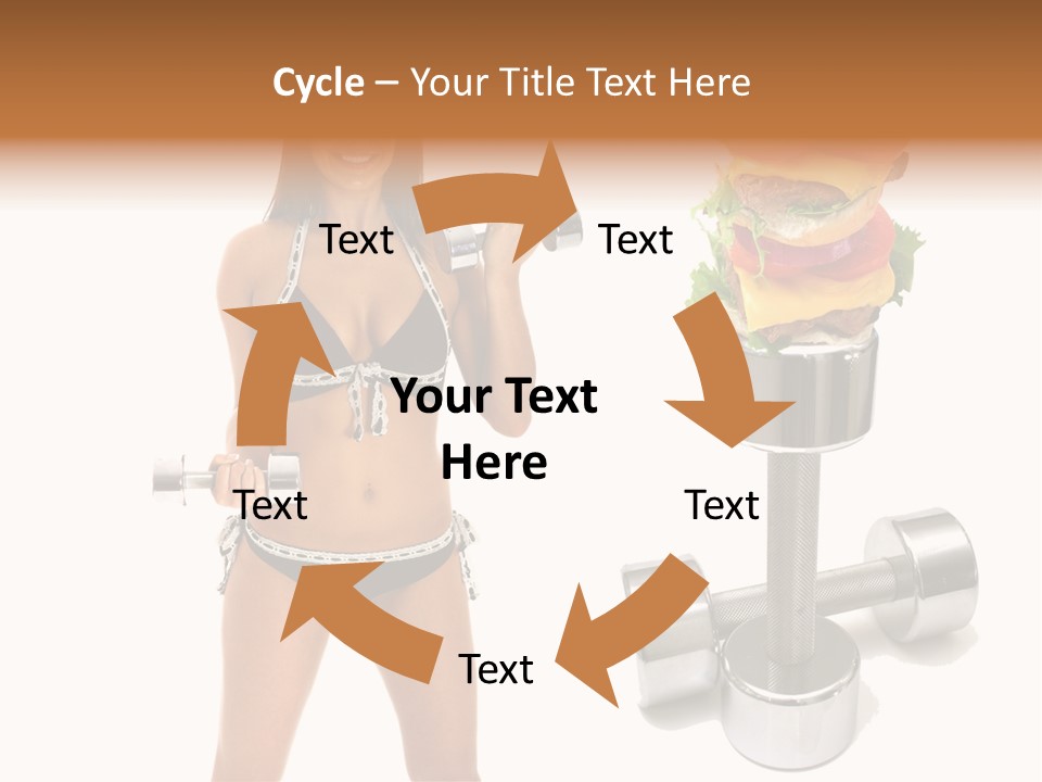 Diet Burger Year PowerPoint Template