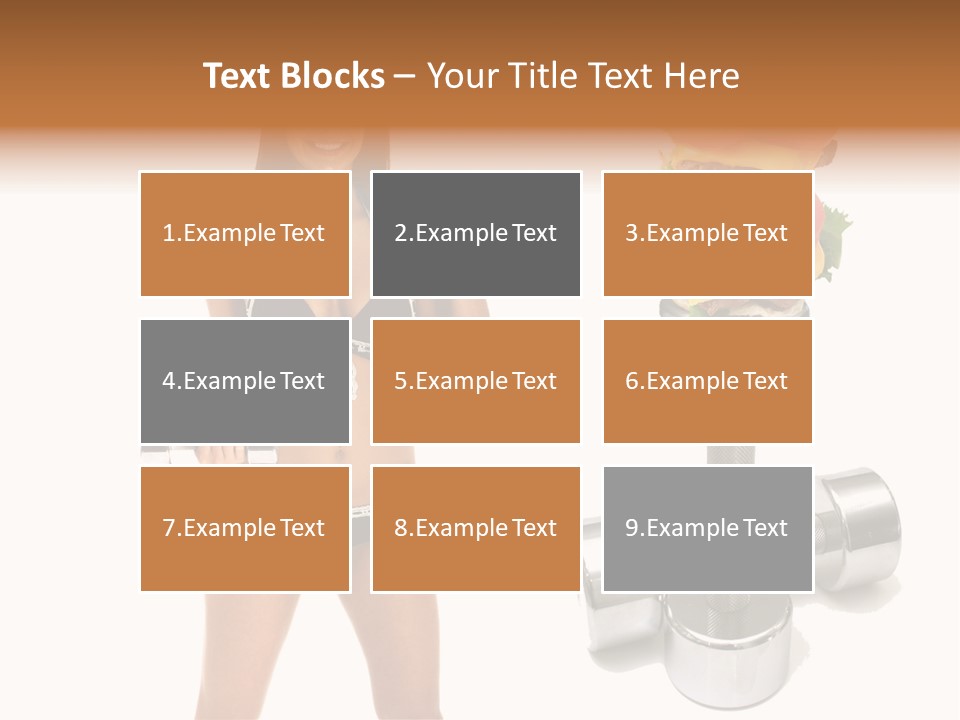 Diet Burger Year PowerPoint Template