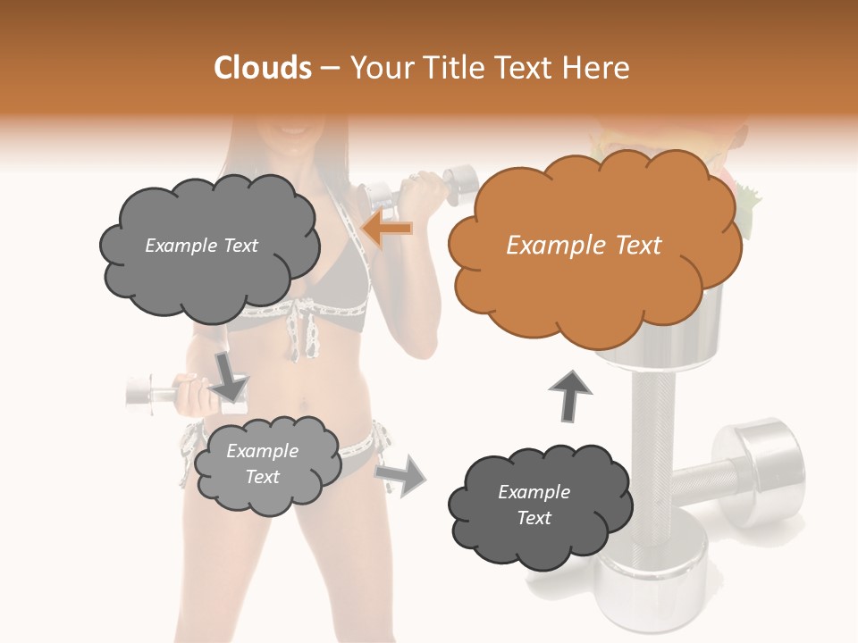Diet Burger Year PowerPoint Template