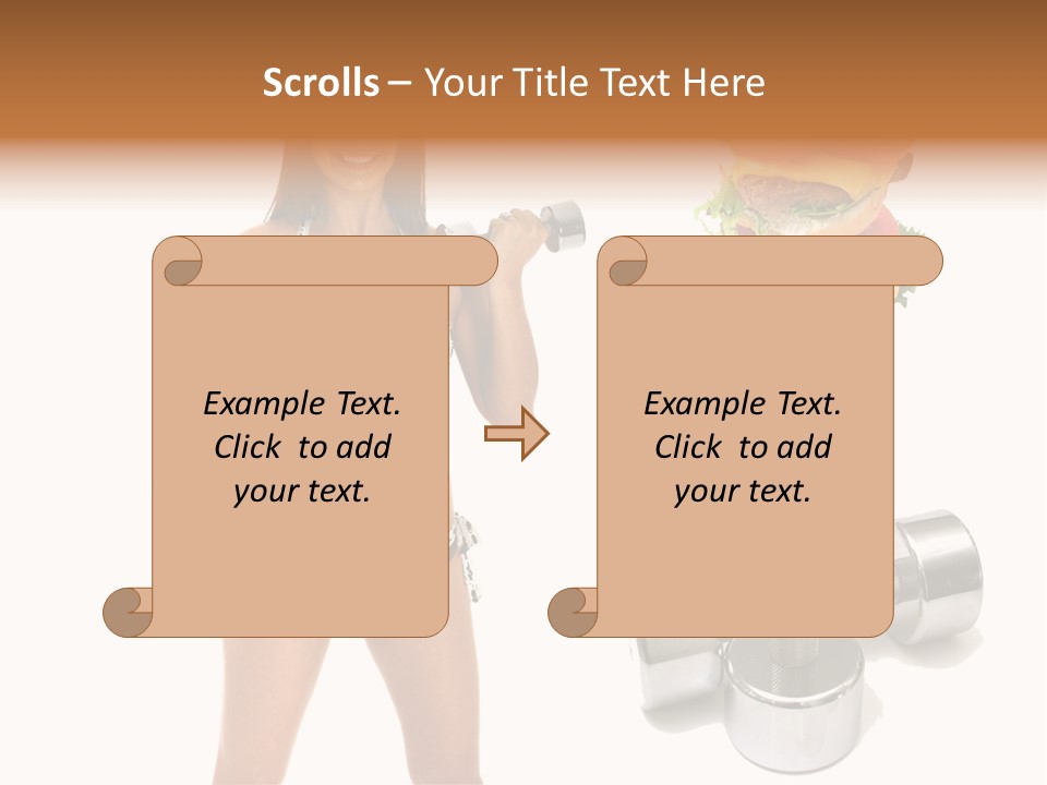 Diet Burger Year PowerPoint Template