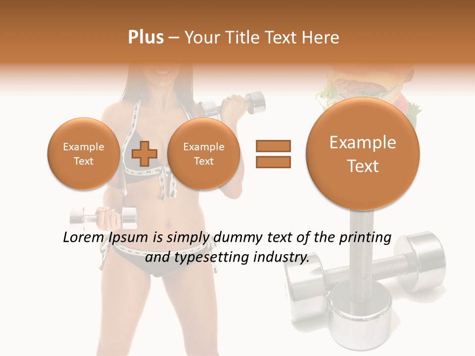 Diet Burger Year PowerPoint Template