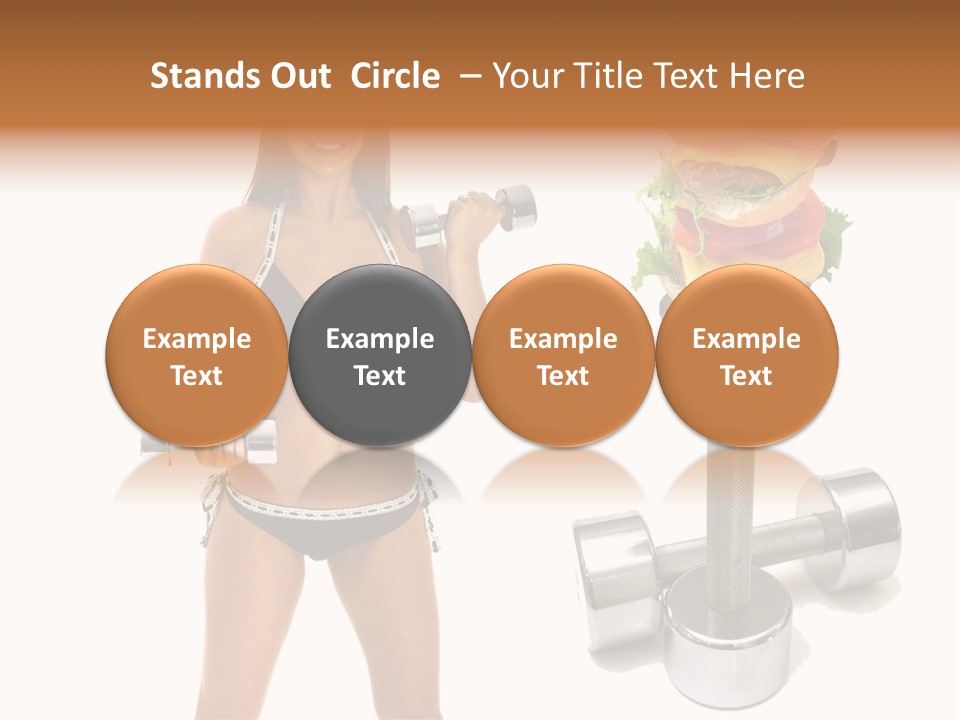 Diet Burger Year PowerPoint Template