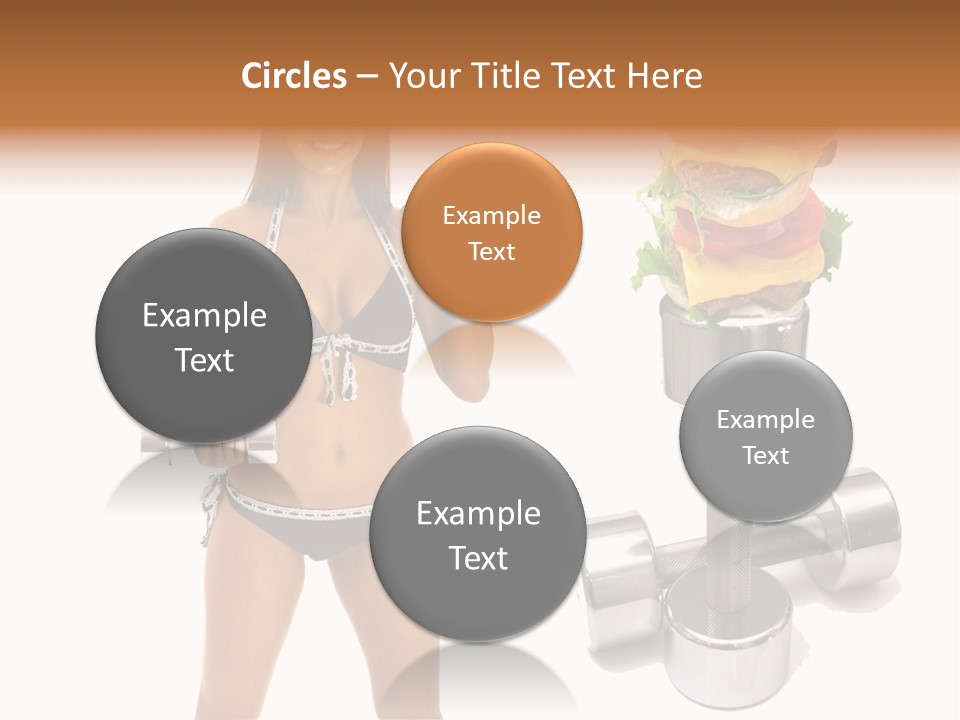 Diet Burger Year PowerPoint Template