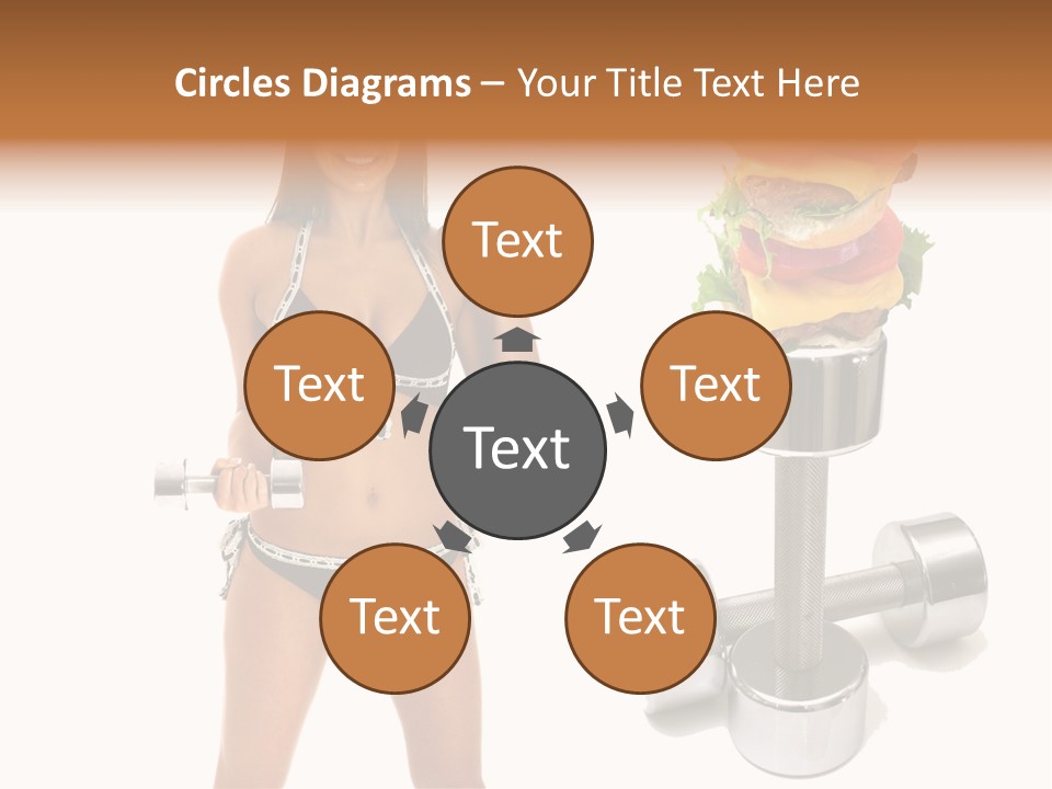 Diet Burger Year PowerPoint Template