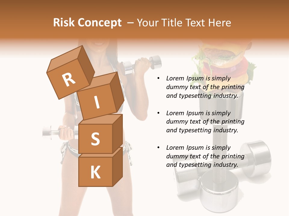 Diet Burger Year PowerPoint Template