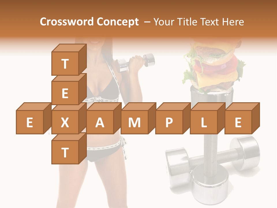 Diet Burger Year PowerPoint Template