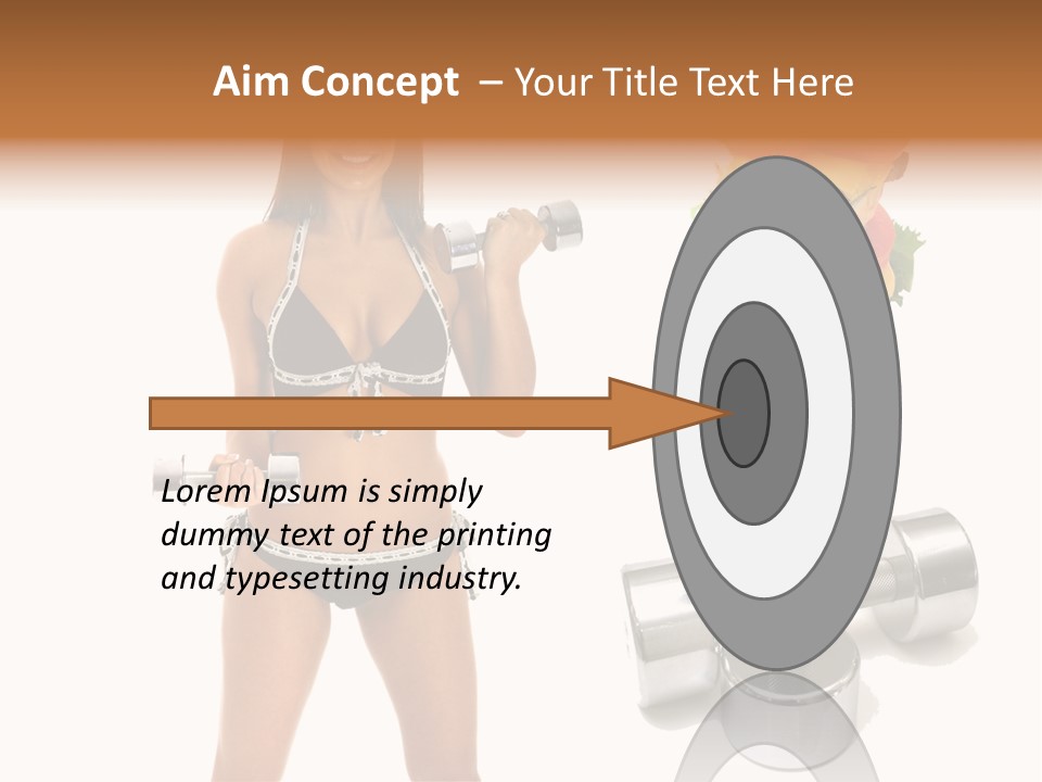 Diet Burger Year PowerPoint Template