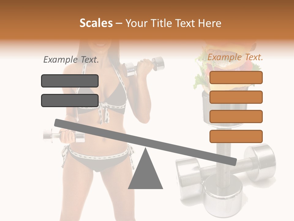 Diet Burger Year PowerPoint Template