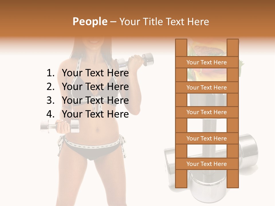 Diet Burger Year PowerPoint Template