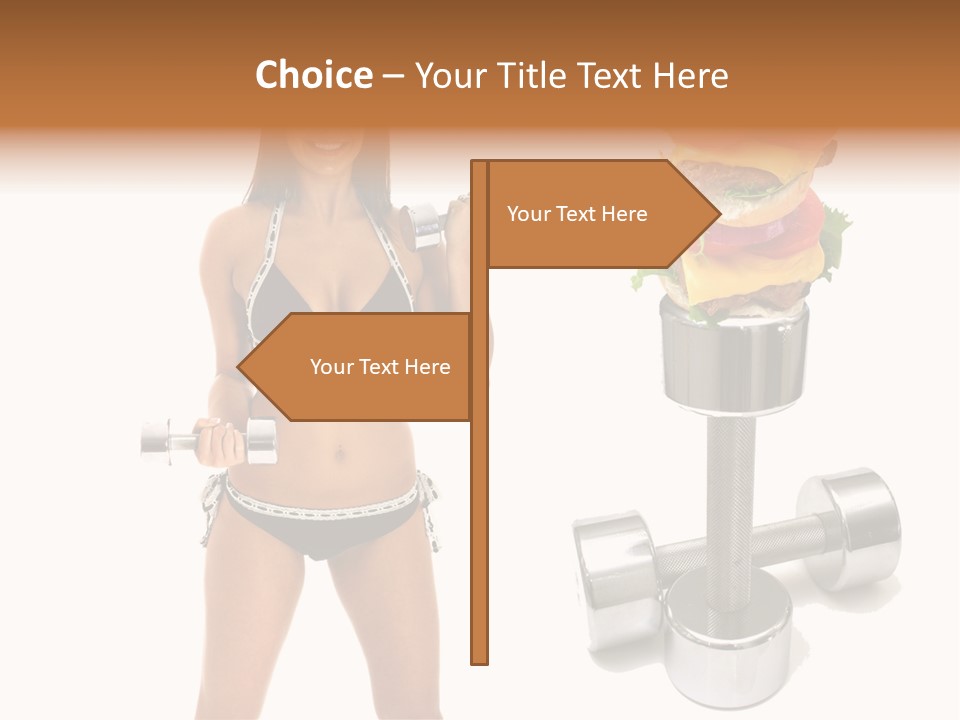 Diet Burger Year PowerPoint Template