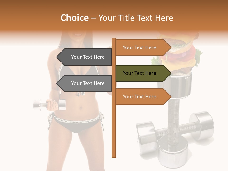 Diet Burger Year PowerPoint Template