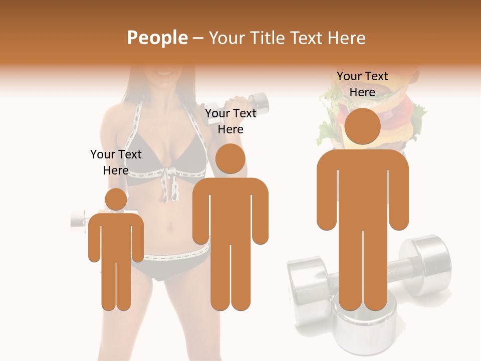 Diet Burger Year PowerPoint Template