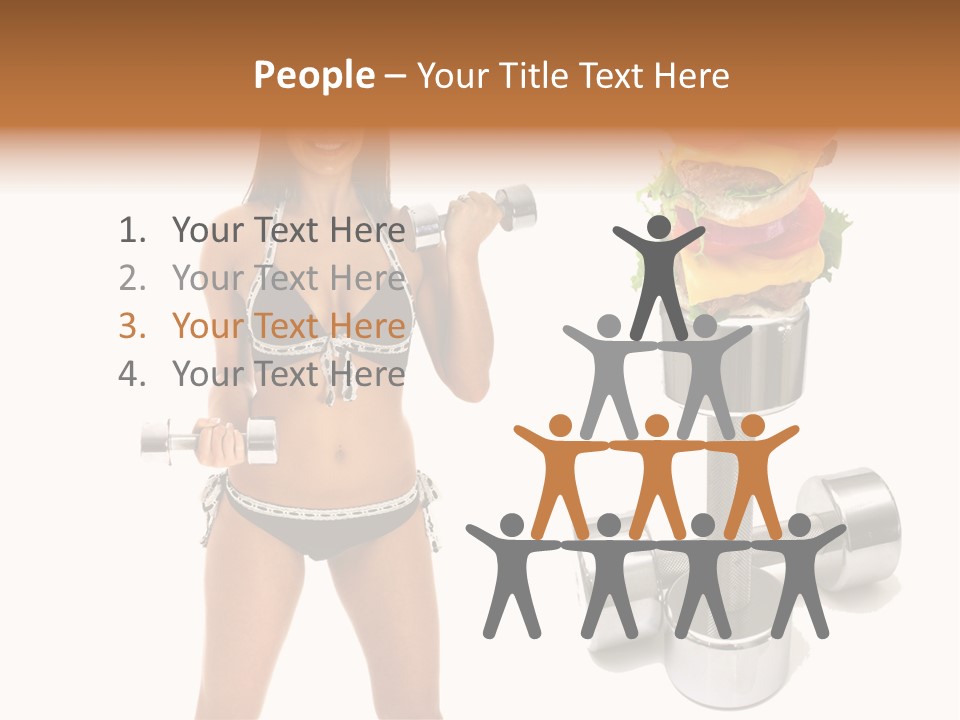 Diet Burger Year PowerPoint Template