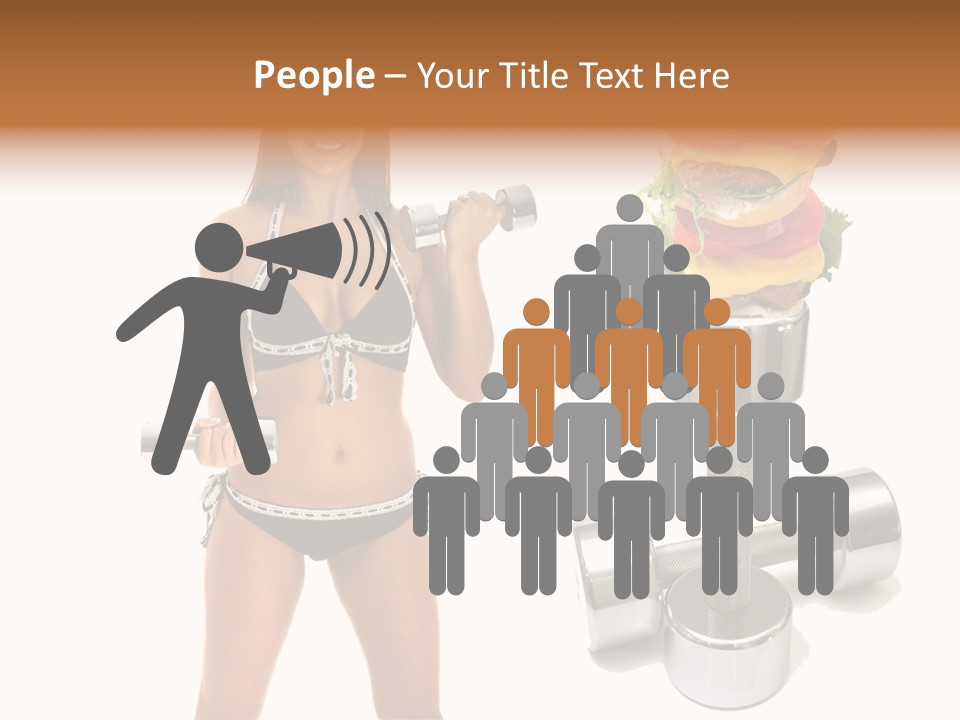 Diet Burger Year PowerPoint Template
