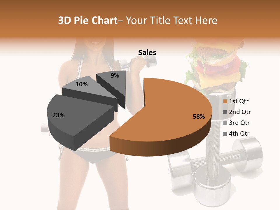 Diet Burger Year PowerPoint Template
