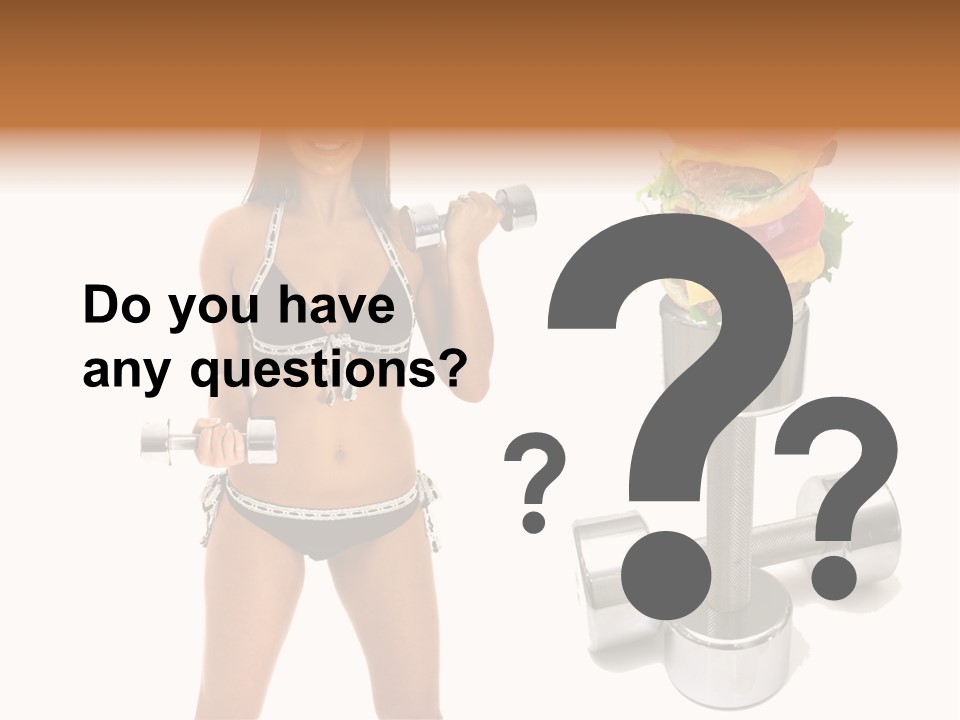 Diet Burger Year PowerPoint Template