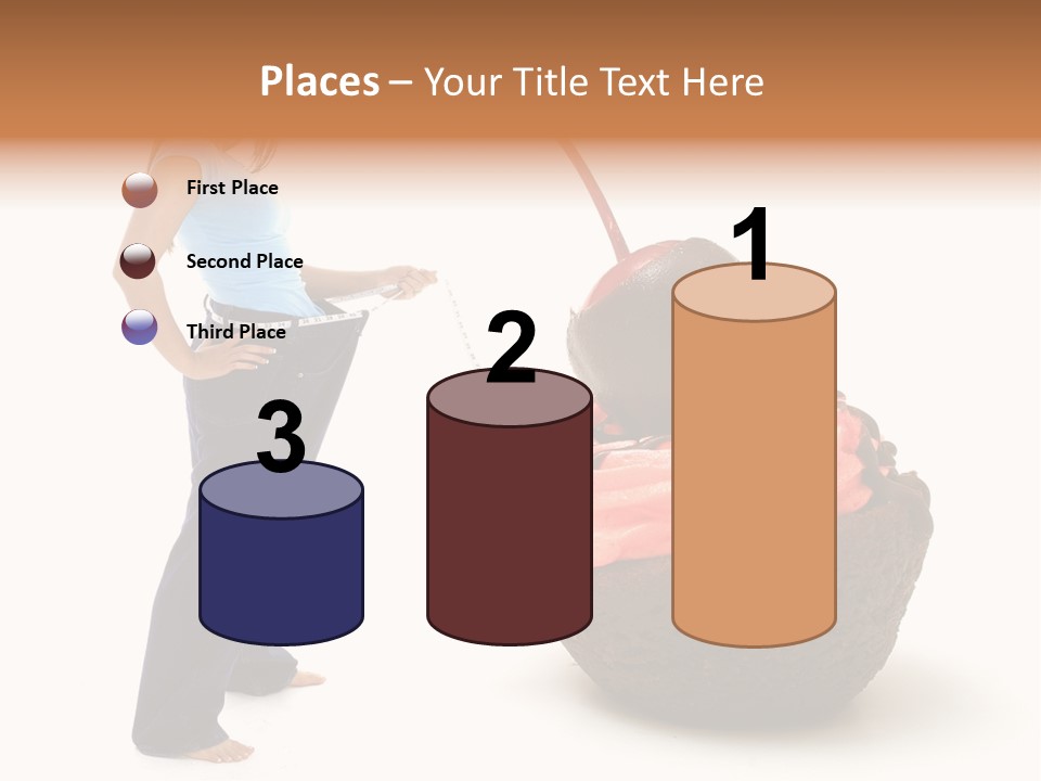 Diet Weight Girl PowerPoint Template