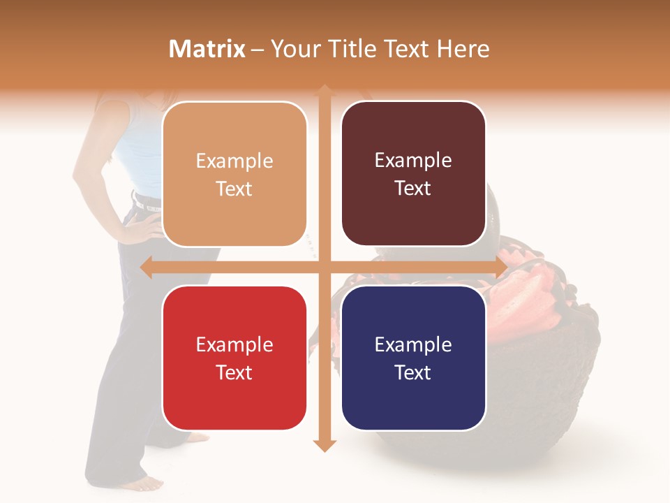 Diet Weight Girl PowerPoint Template