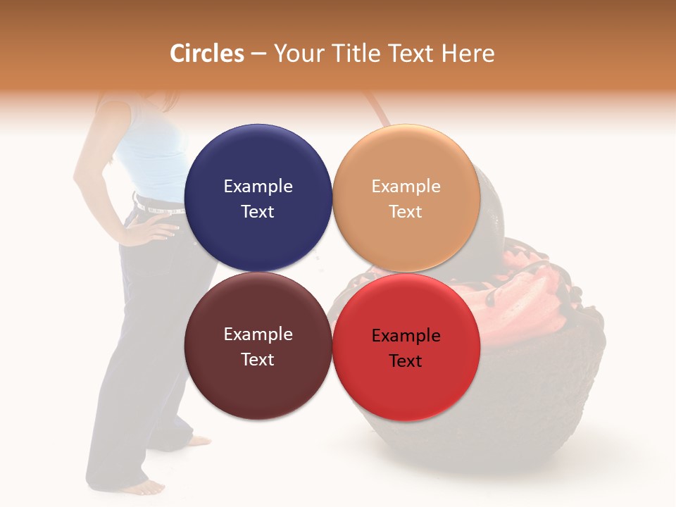 Diet Weight Girl PowerPoint Template