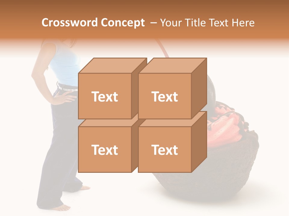 Diet Weight Girl PowerPoint Template