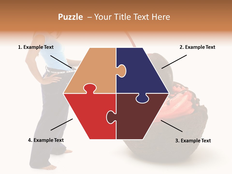 Diet Weight Girl PowerPoint Template