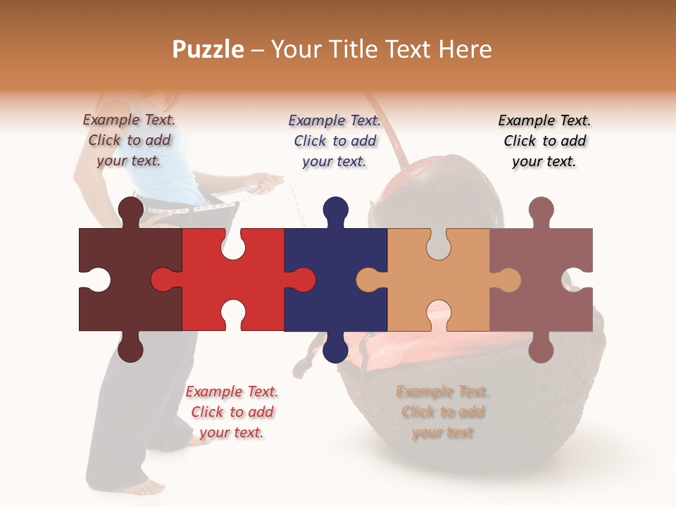 Diet Weight Girl PowerPoint Template