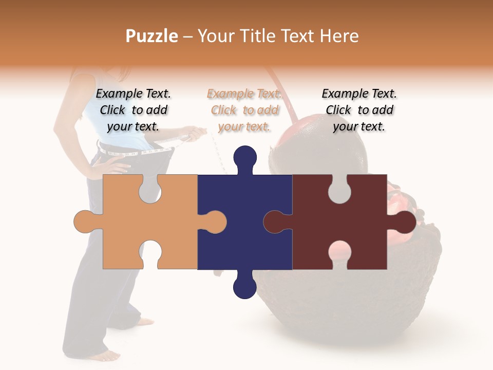 Diet Weight Girl PowerPoint Template