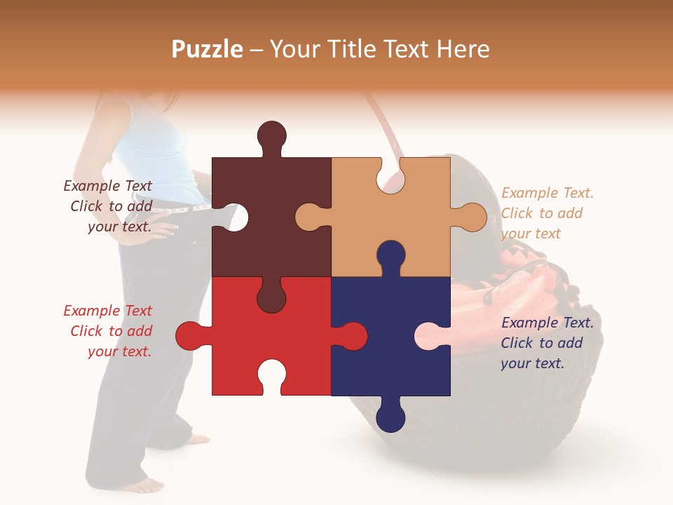 Diet Weight Girl PowerPoint Template