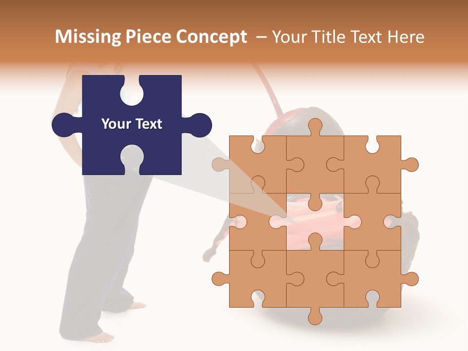 Diet Weight Girl PowerPoint Template