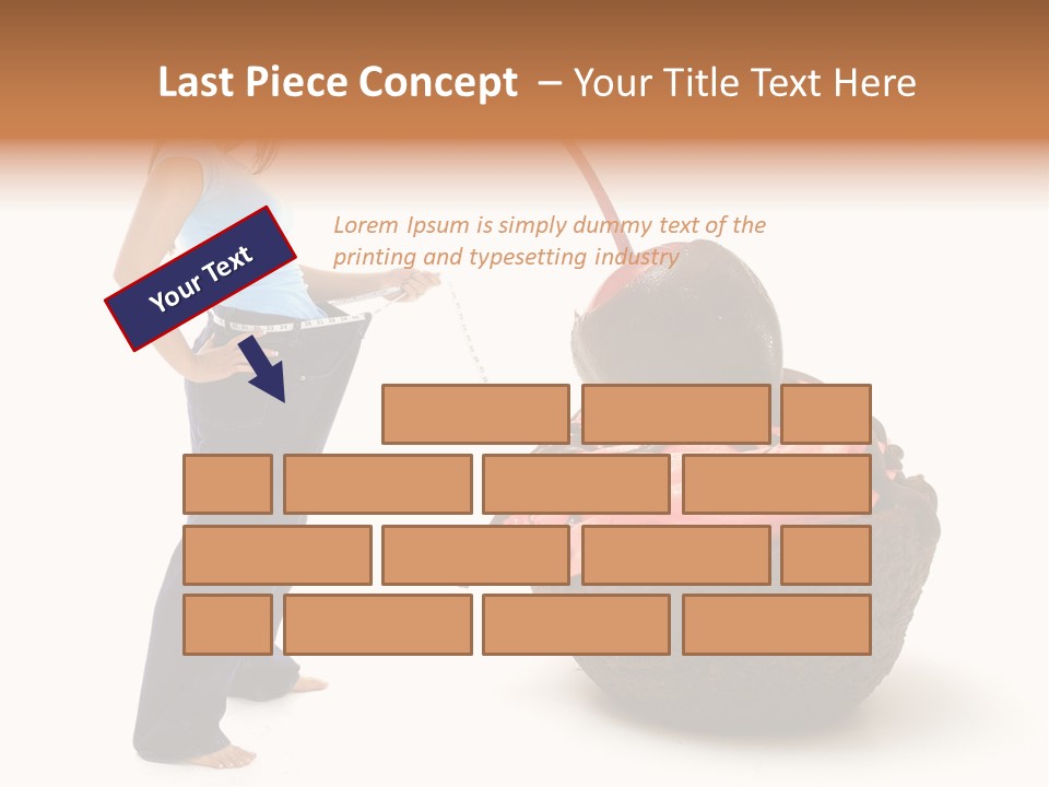 Diet Weight Girl PowerPoint Template